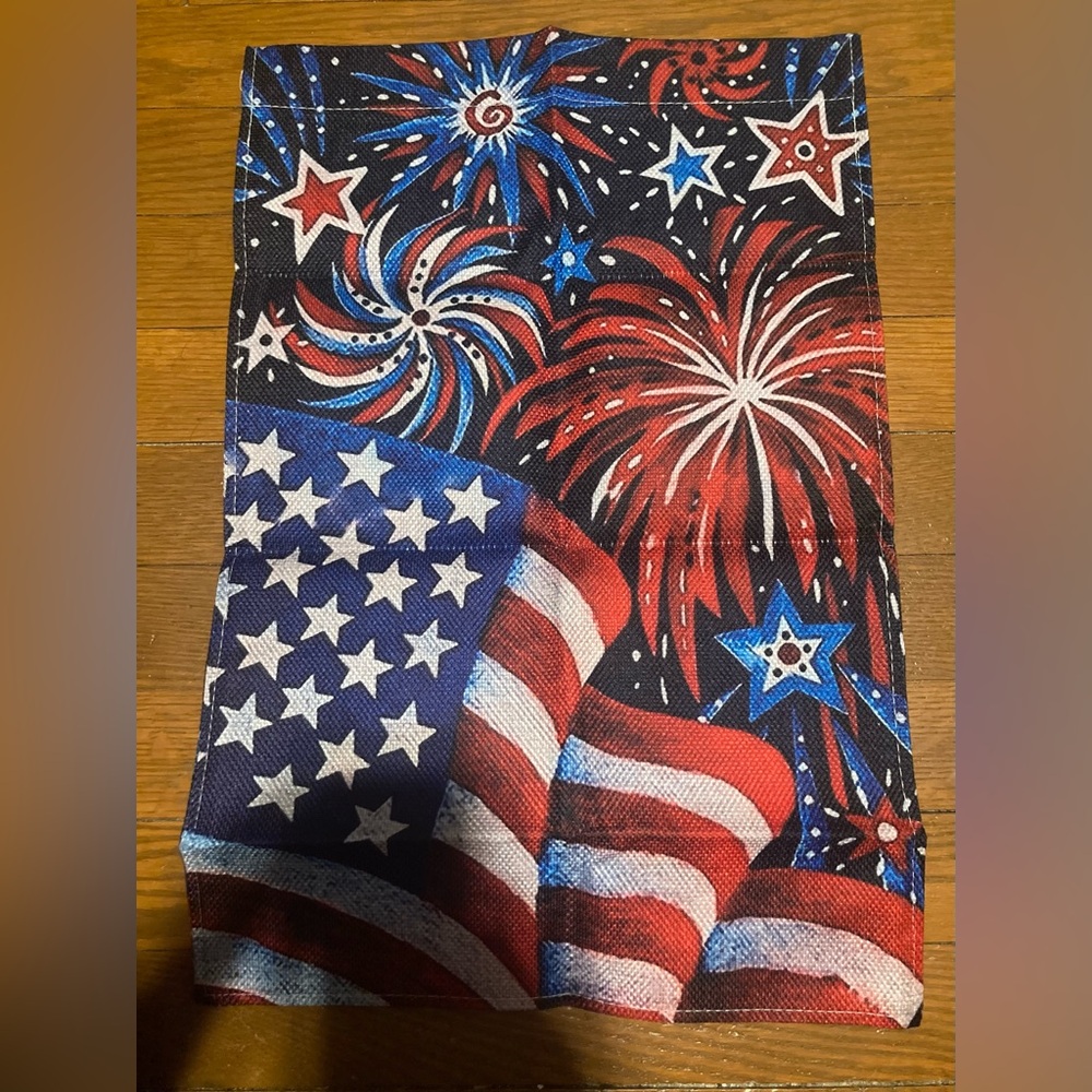 Garden Flag Patriotic 12” x 18” NEW